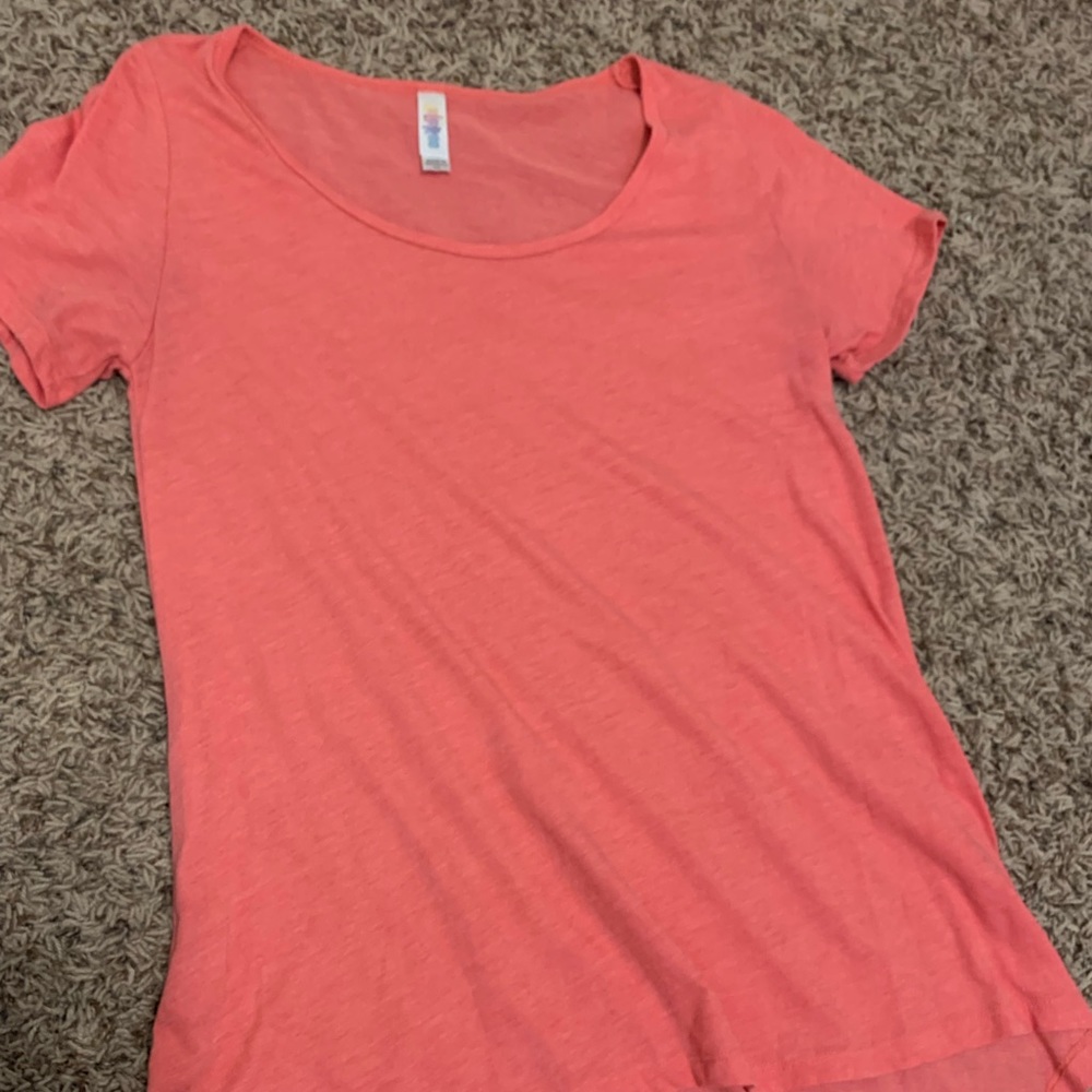 Cute solid coral shirt
